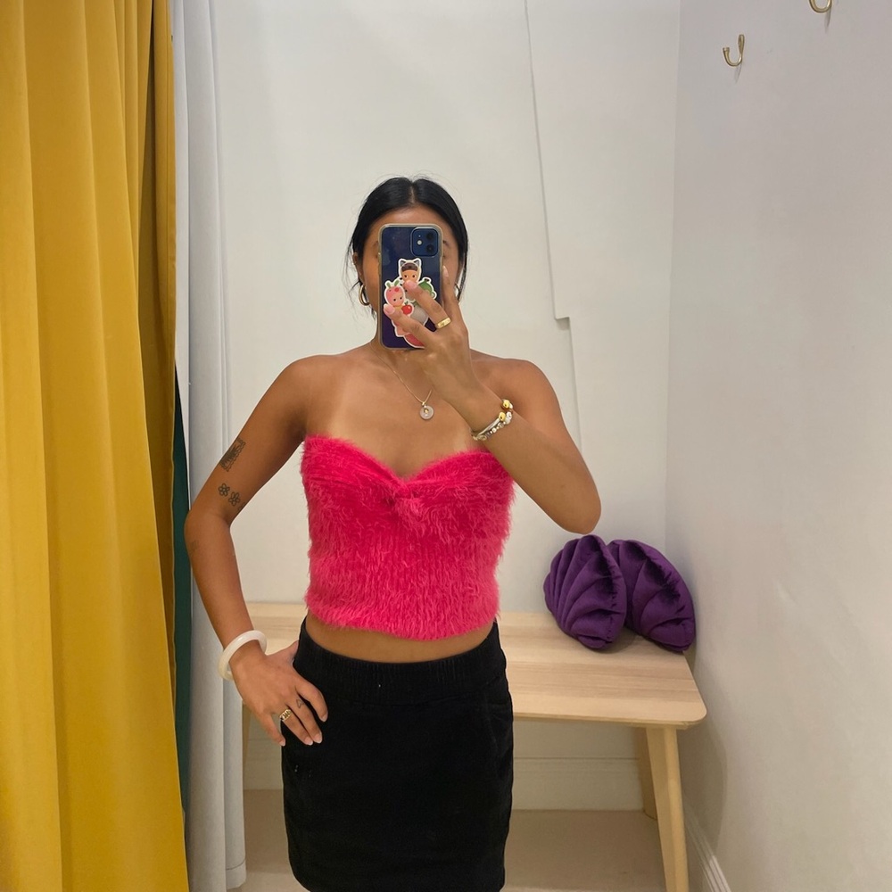 Y2K Pink Tube Top